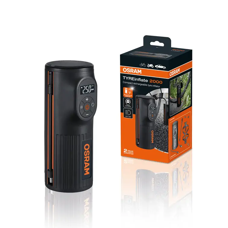 OSRAM Genopladelig luftkompressor - mini